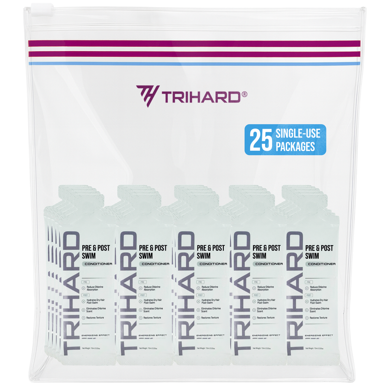 TRIHARD Travel Kit  - Pre & Post Swim Conditioner Pool Kit Lavender Pool Kit