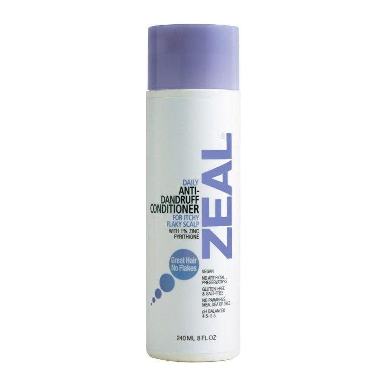 DermOrganic Official Shop ZEAL Anti-Dandruff Conditioner Light Gray 3 Pack of 8 fl oz Bottles