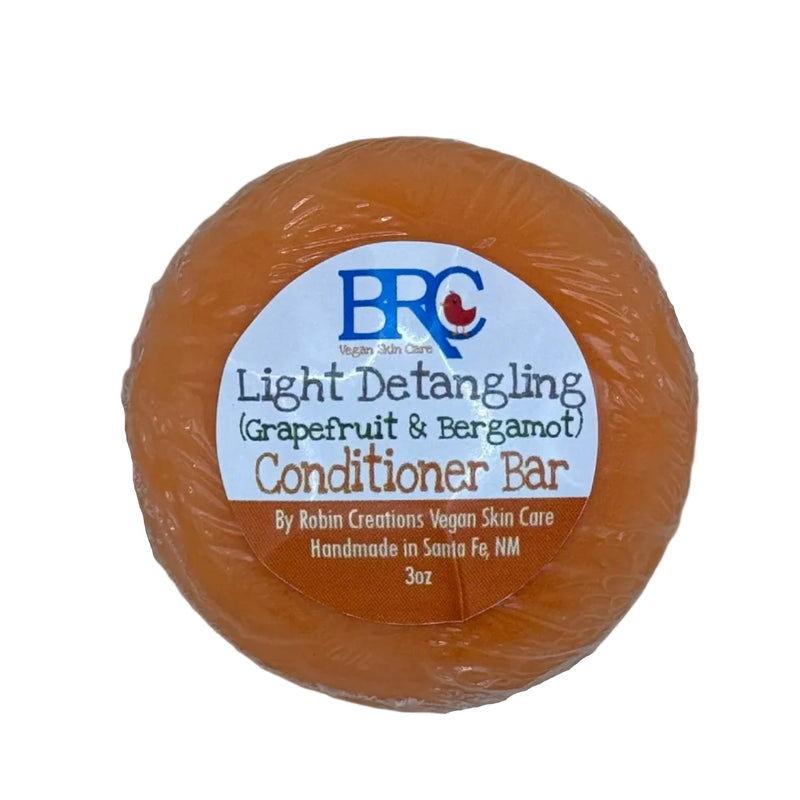 By Robin Creations Light Detangling Natural Hair Conditioner Bar Conditioners White Smoke Grapefruit & Bergamot / 1 Refill Bar (No Tins and No Trays)