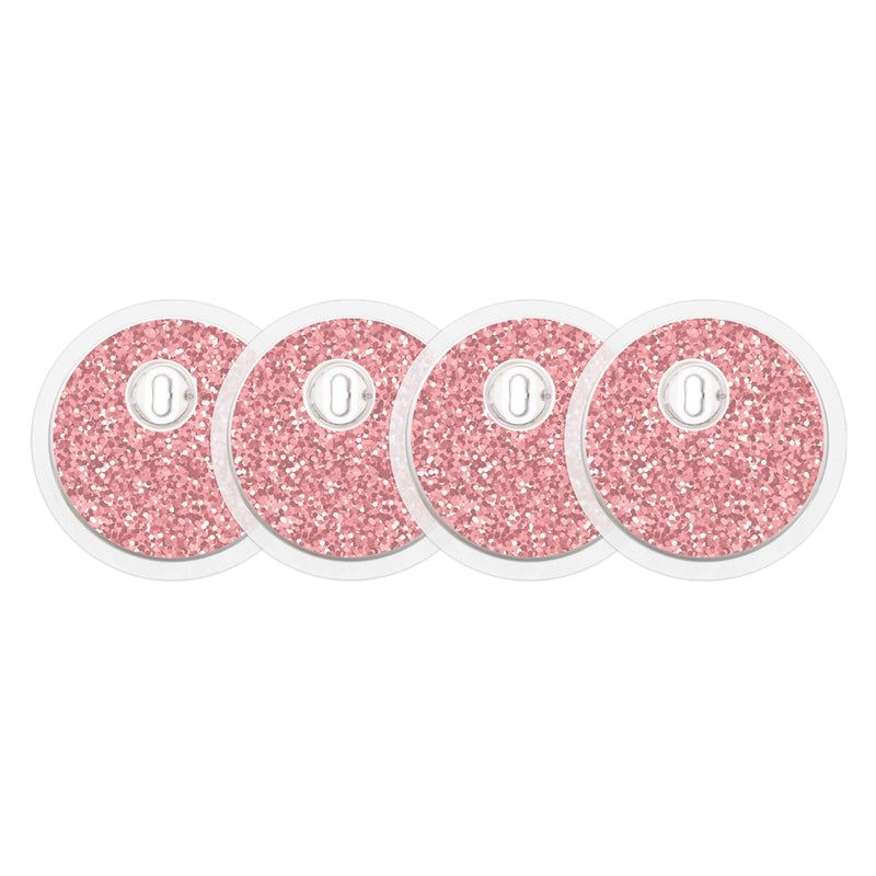 Peelz Confetti Sticker Designed for the FreeStyle Libre 3 Plus & Lingo  Sensor Peelz/Stickers White Smoke 4-pack (Set of 4 Stickers)
