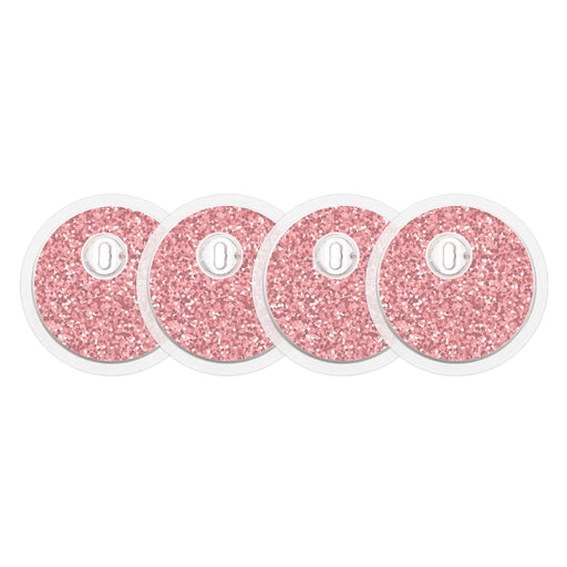 Peelz Confetti Sticker Designed for the FreeStyle Libre 3 Plus & Lingo  Sensor Peelz/Stickers White Smoke 4-pack (Set of 4 Stickers)