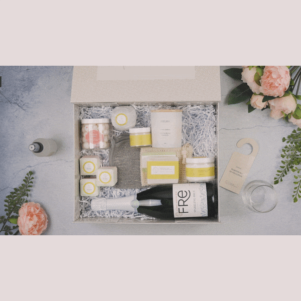 Lizush Congratulations gift basket, Celebration gift box Gift set for new mom Dark Gray No,Yes