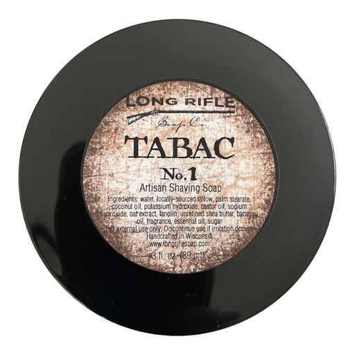 Long Rifle Soap Co. Long Rifle Soap Co. Tabac No.1 Shaving Collection Shaving Set White Smoke Container Pour Shaving Soap 3 oz