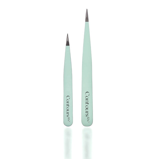 Contours Rx Precision Tweezers Beauty Tweezers White Smoke Combo Pack
