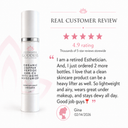 Glimmer Goddess® Organic Skin Care Organic Copper Peptide Moisturizer – Firming & Smoothing Moisturizers White Smoke
