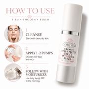 Glimmer Goddess® Organic Skin Care Organic Copper Peptide Serum – Firming & Smoothing Serums White Smoke Lightly scented with essential oils,Unscented