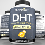 Nutrivein Nutrivein Premium DHT Blocker for Men & Women - with Biotin - 30 Day Supply (60 Caps) 1E-GQI9-P9FV Lavender