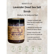 MION Artisan Soap Co. Lavender Dead Sea Salt Scrub | Medium Light Gray