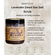 MION Artisan Soap Co. Lavender Dead Sea Salt Scrub | Medium Light Gray