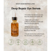 MION Artisan Soap Co. Deep Repair Eye Serum | Infused With Blue Cornflowers Light Gray