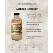MION Artisan Soap Co. Makeup Remover | Nourishing, Delicate (without greasy residue) Light Gray