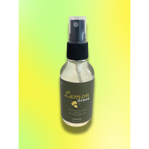 Peelz Lemon Grove Adhesive Release Spray Body Sprays and mists Khaki
