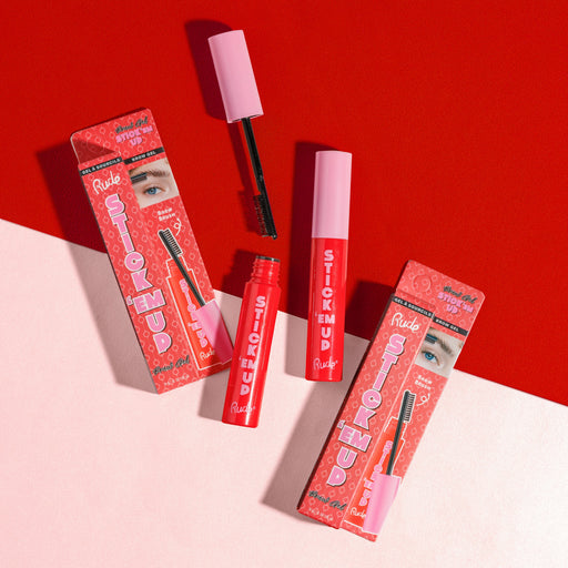 Rude Cosmetics Stick 'Em Up Brow Gel Eyebrows Firebrick Stick'em Up Brow Gel