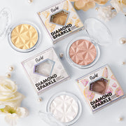 Rude Cosmetics Diamond Sparkle Diamond Bounce Highlighter Highlighters Lavender Pearl,Rose Gold,Gold