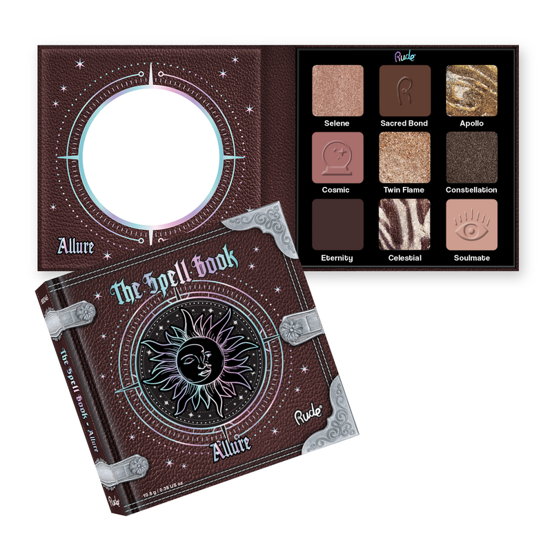 Rude Cosmetics The Spell Book Collection Palette Eyeshadow White Smoke Allure