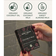 Chagrin Valley Soap & Salve Shampoo Bar: Coconut Milk Shampoo Bar Dim Gray Full Bar 5.6 oz,Travel Size Bar 1.7 oz