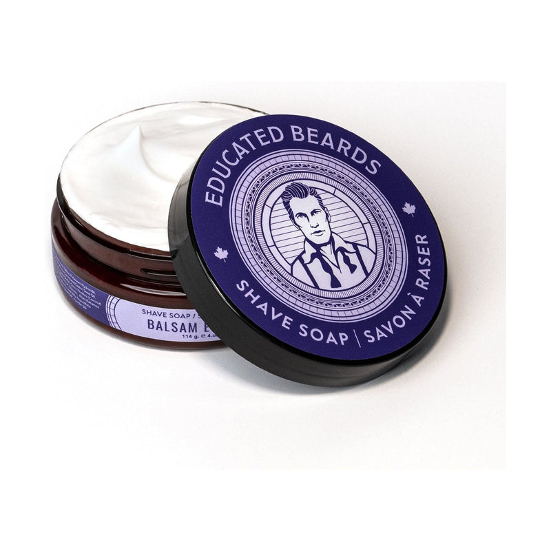 Educated Beards Educated Beards Balsam Eclipse Shave Soap 4 oz Shave Soap Lavender
