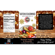Igotchu Seasonings Roasted Veggie 5.5 oz  Holiday Limited Edition Black