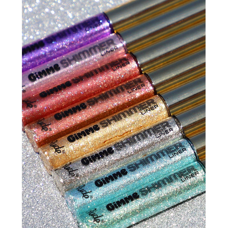 Rude Cosmetics Gimme Shimmer Liner Eyeliner Dark Gray Diamond,Rose Quartz,Sugar Plum,Crystal Ice,Emerald,Pot of Gold,Lucky Penny,Firecracker,Smokey Topaz,Black Diamond