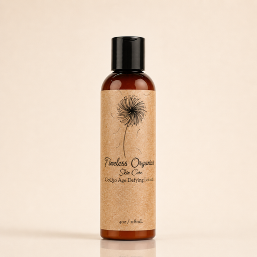 Timeless Organics Skin Care CoQ10 Age Defying Lotion Lotion Antique White