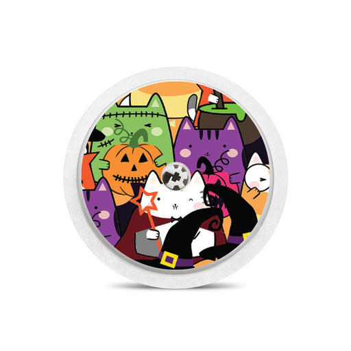 Peelz Costume Cats Freestyle Libre 2 Peelz/Stickers White Smoke Sensor Only