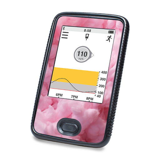 Peelz Cotton Candy DEXCOM G6 Touchscreen Receiver Peelz/Stickers White Smoke