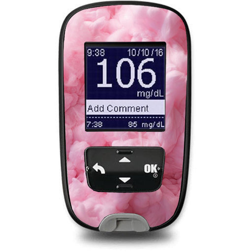 Peelz Cotton Candy Sticker for the Accu-Chek Guide Glucometer Peelz/Stickers White Smoke
