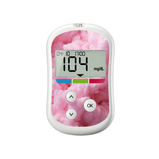 Peelz Cotton Candy for OneTouch Verio Flex Glucometer Peelz/Stickers White Smoke