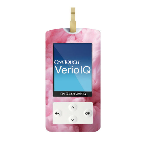 Peelz Cotton Candy for OneTouch Verio IQ Glucometer Peelz/Stickers White Smoke