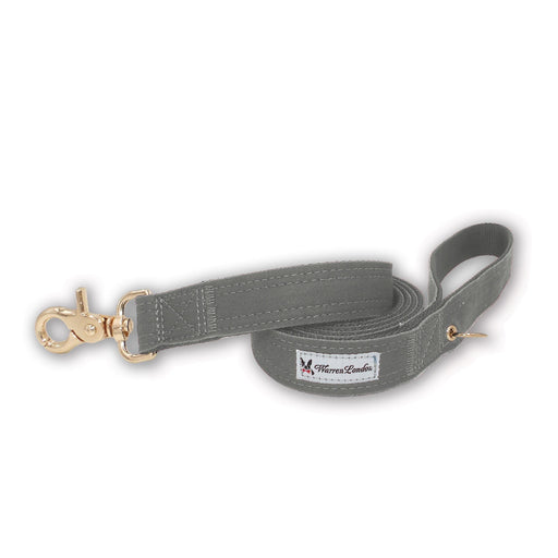 Warren London Fabric Dog Leash - Grey Leashes, Collars & Accessories White Smoke