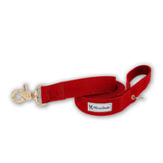 Warren London Fabric Dog Leash - Red Leashes, Collars & Accessories White Smoke