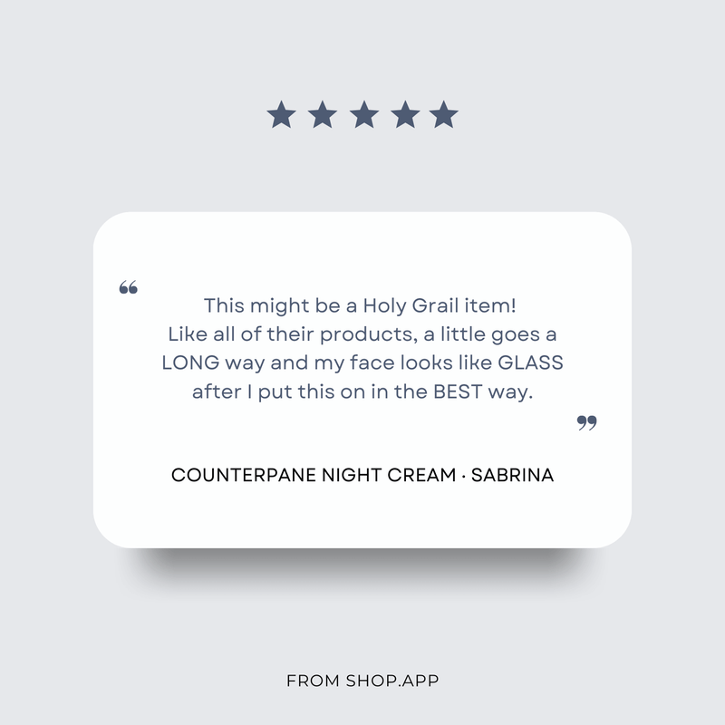 Clara & Fritz Tallow Shop Counterpane Tallow Night Cream Lotion & Moisturizer White Smoke 4 oz,2oz