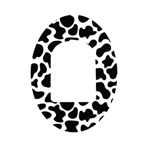 Peelz Cow Print Pod Patch Tape - Pump Peelz Patch Medical Tape White Smoke 1-Pack Omnipod Tape