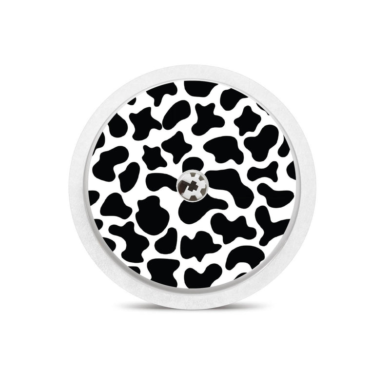 Peelz Cow Print for Freestyle Libre 2 Peelz/Stickers White Smoke Sensor Only