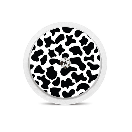 Peelz Cow Print for Freestyle Libre 2 Peelz/Stickers White Smoke Sensor Only