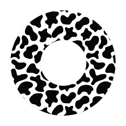 Peelz Cow Print for Patch  Freestyle Libre and Universal Infusion Set Tape Patch Medical Tape White Smoke 1-Pack Libre/Universal