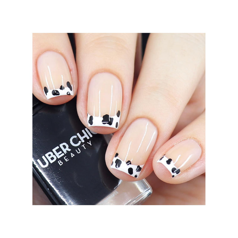 UberChic Beauty Feeling French Stamping Plate Dark Slate Gray