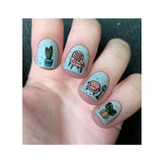 UberChic Beauty Cozy At Home Stamping Plate Dark Gray