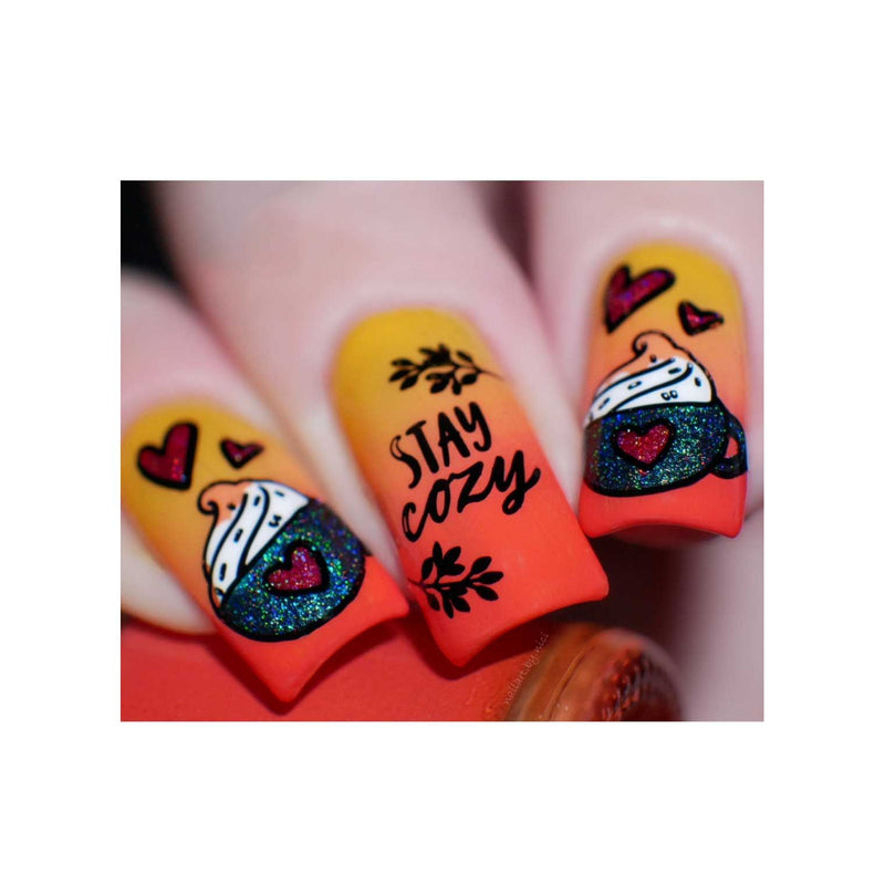 UberChic Beauty Cozy At Home Stamping Plate Tan