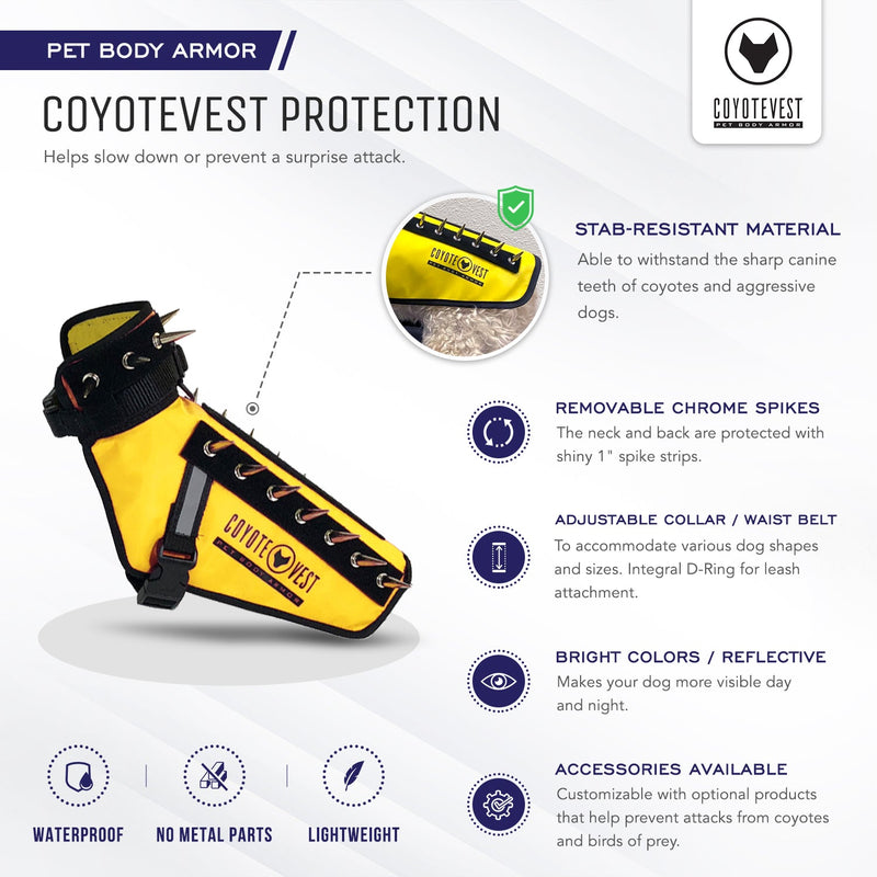 CoyoteVest CoyoteVest Vest White Smoke Mini / Yellow,Mini / Neon Pink,Mini / Turquoise,Mini / Red,Mini / Royal Blue,Mini / Texas Tan,Mini / Fluorescent Orange,Extra Small / Yellow,Extra Small / Neon Pink,Extra Small / Turquoise,Extra Small / Red,Extra Small / Royal Blue,Extra Small / Texas Tan