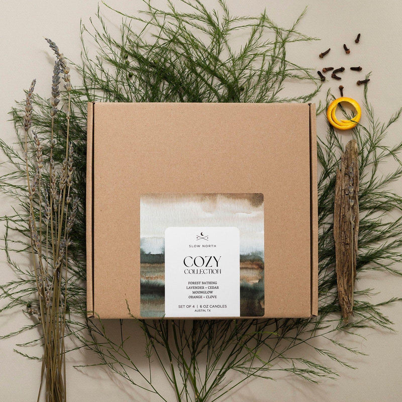Slow North Cozy Collection - 4 Pack Collection Box Rosy Brown