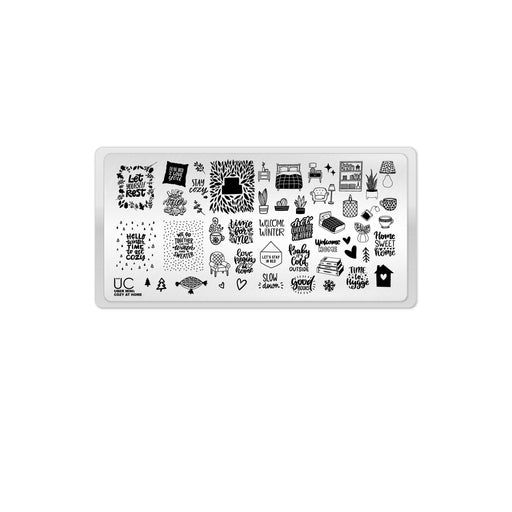 UberChic Beauty Cozy At Home Stamping Plate Black