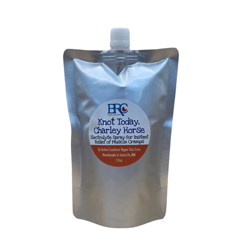 By Robin Creations Knot Today, Charley Horse - Electrolyte Spray for Muscle Cramps, PMS, Runner's Cramps & Growing Pains Skin Care White Smoke 17oz Refill Pouch