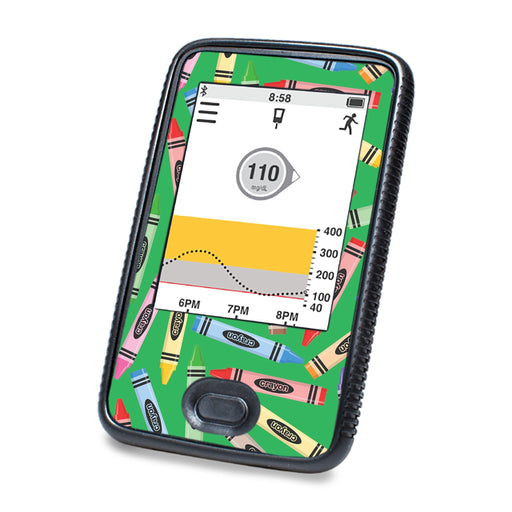 Peelz Crayons Designed for DEXCOM G6 Touchscreen Receiver Peelz/Stickers White Smoke