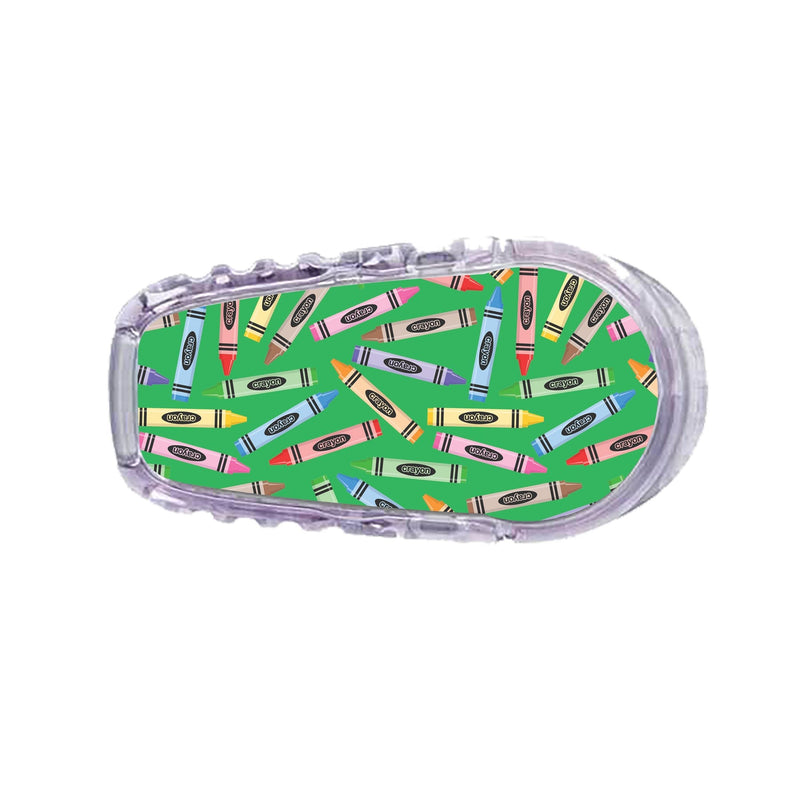 Peelz Crayons Sticker Designed for the DEXCOM Transmitter Peelz/Stickers White Smoke G6