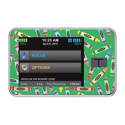 Peelz Crayons Sticker for Tandem t:slim Peelz/Stickers Black