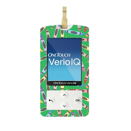 Peelz Crayons for OneTouch Verio IQ Glucometer Peelz/Stickers White Smoke