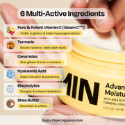 Gleamin Advanced Brightening Moisturizer Facial Moisturizer Pale Goldenrod