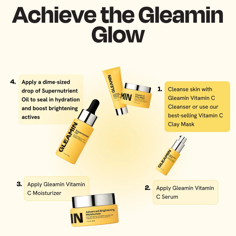 Gleamin Vitamin C Clay Mask Face Mask Seashell