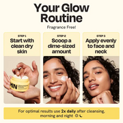Gleamin Advanced Brightening Moisturizer Facial Moisturizer Seashell